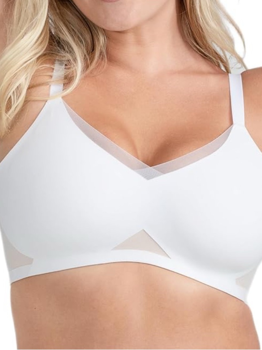 Honey love gray crossover wireless bra size 1 XL
